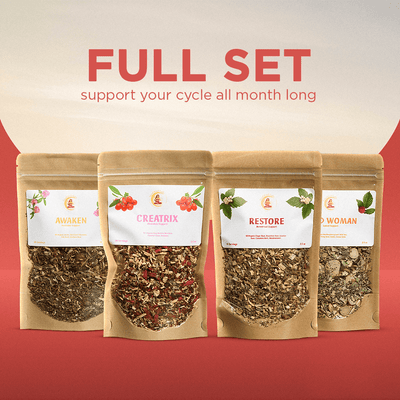 FULL SET to support your cycle all month long