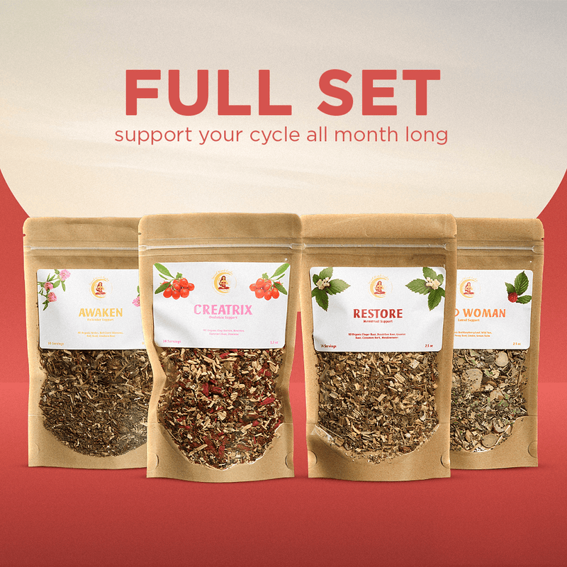 FULL SET to support your cycle all month long